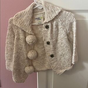 Genuine Kids Beige Knit Cardigan